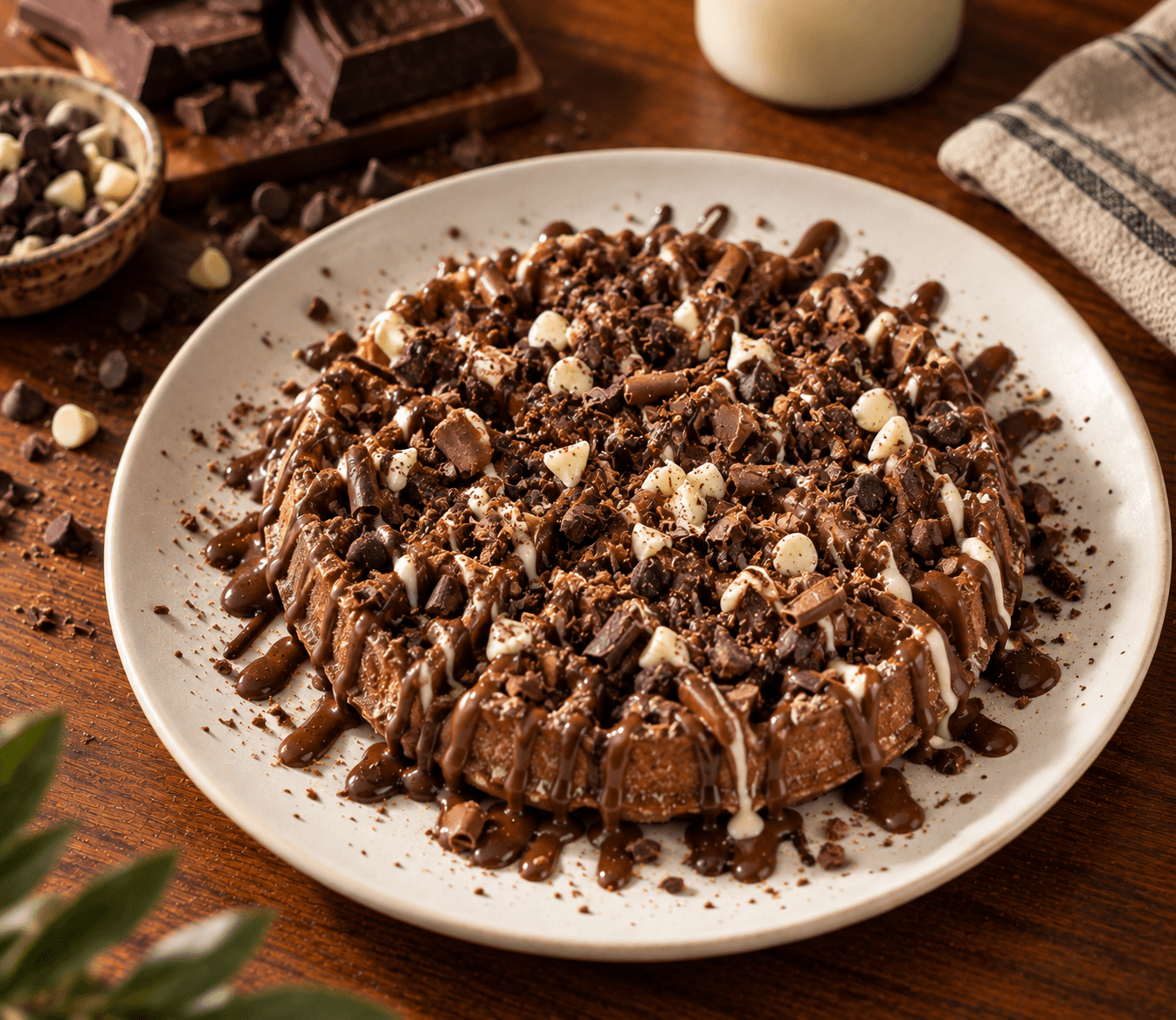 Chocolate Waffle