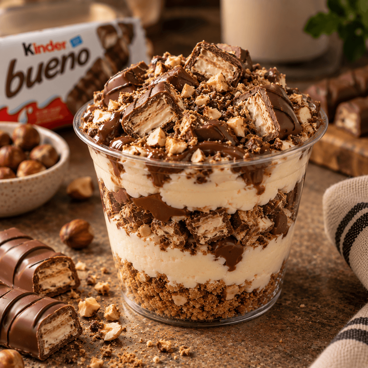 Kinder Bueno Cheesecake Cup