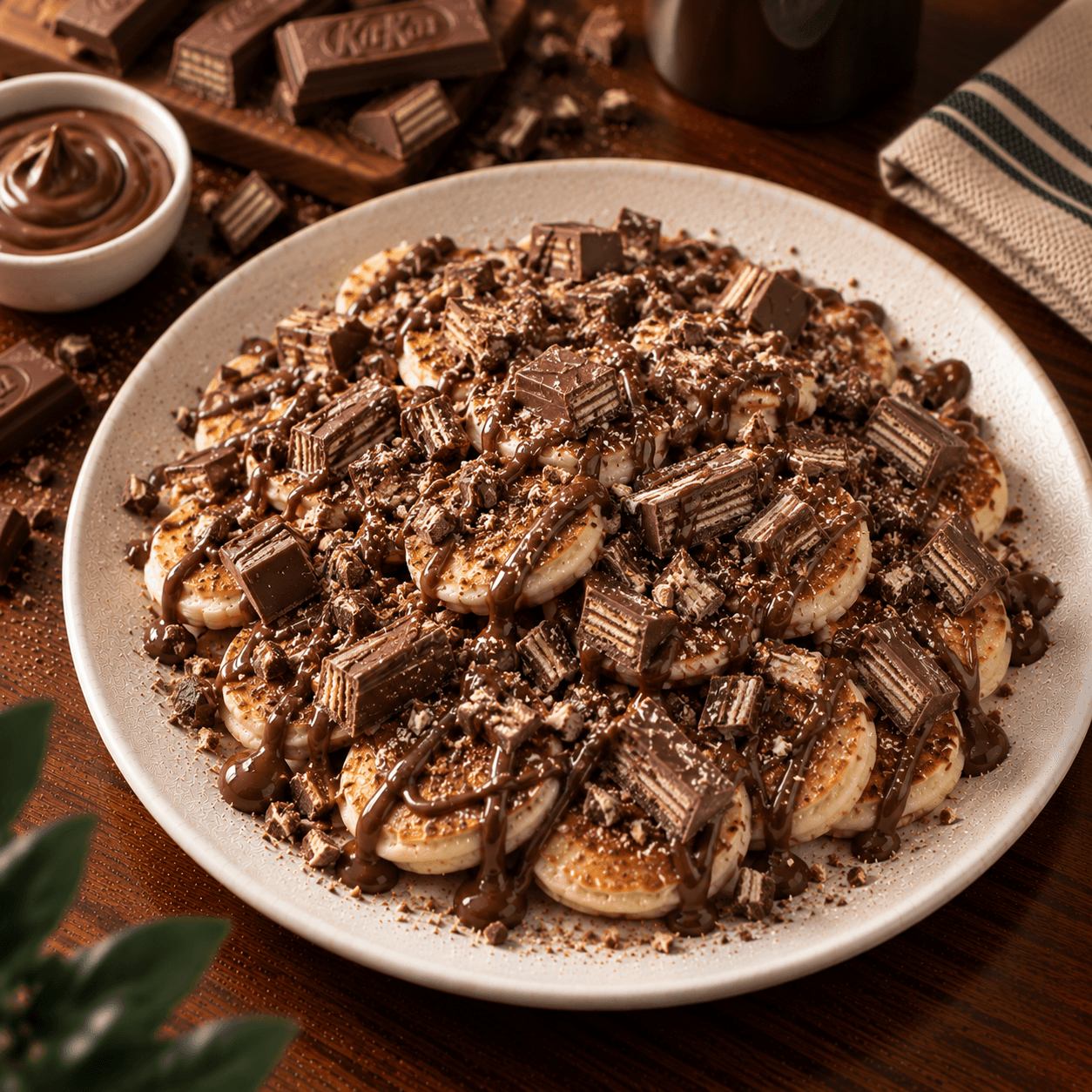 Kit Kat Mini Pancakes