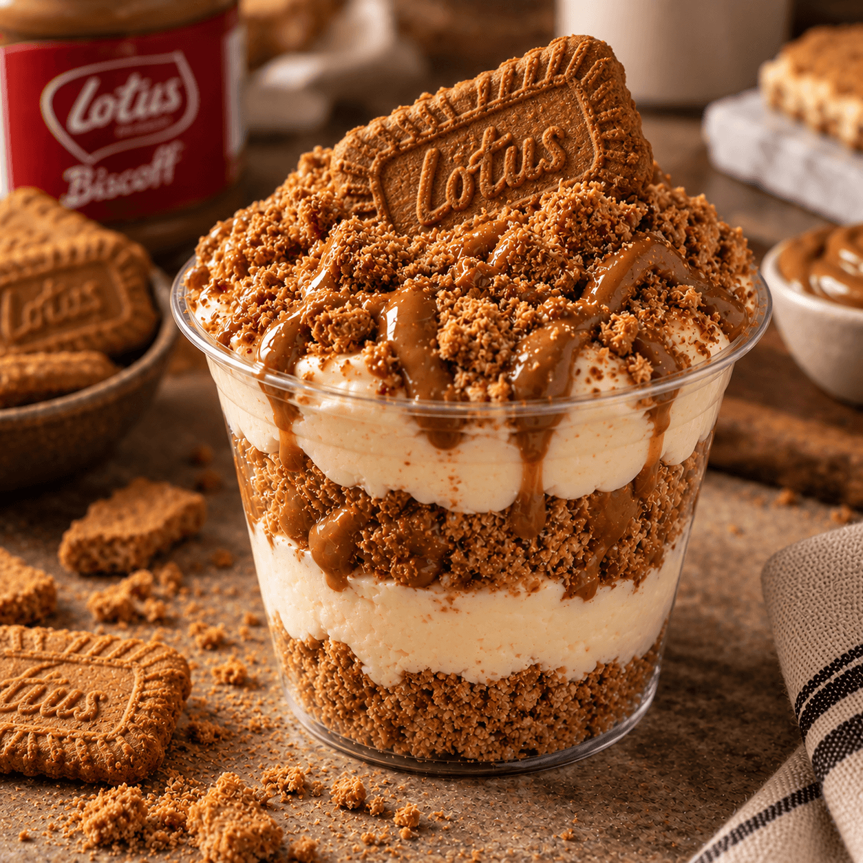 Lotus Cheesecake Cup