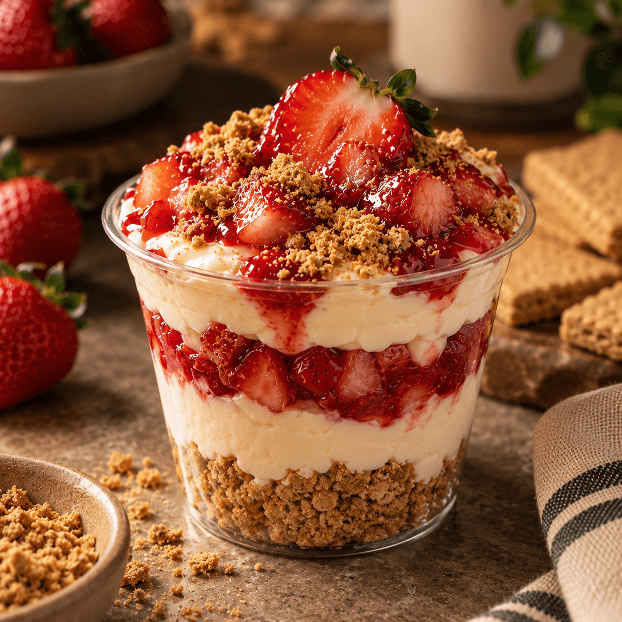 Strawberry Cheesecake Cup